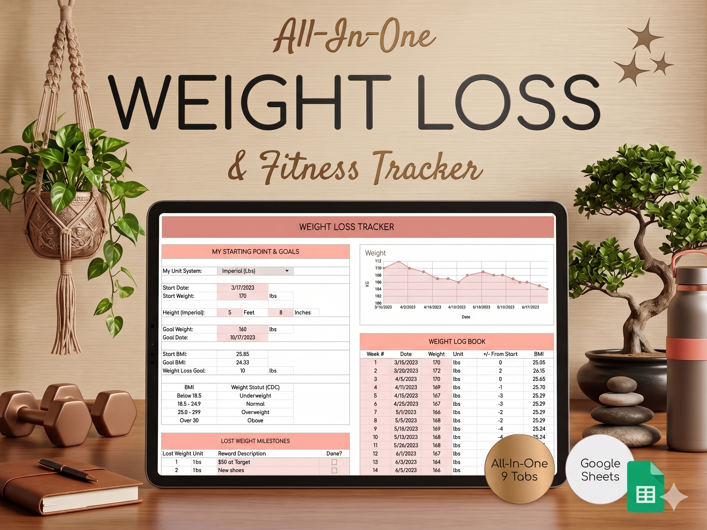 Digital Fitness Planner